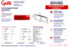 GROTE CLEARANCE MARKER SUPERNOVA LIGHT RED