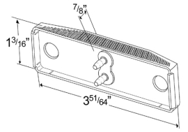 GROTE CLEARANCE MARKER SUPERNOVA LIGHT AMBER