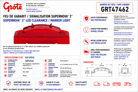 GROTE SUPERNOVA 3" LIGHT RED