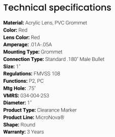 GROTE MICRONOVA DOT DUAL INTENSITY RED