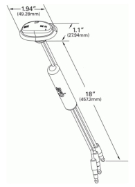 GROTE MICRONOVA DOT DUAL INTENSITY RED WITH GROMMET