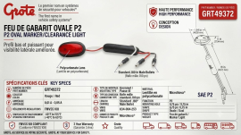 GROTE MICRONOVA DOT DUAL INTENSITY RED WITH GROMMET