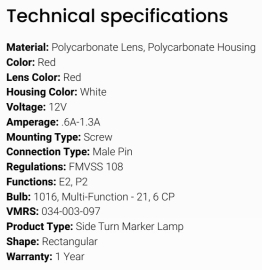 GROTE SENTRY LIGHT RED