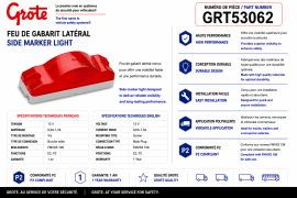 GROTE SENTRY LIGHT RED