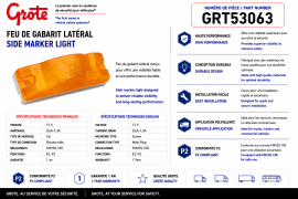 GROTE SENTRY LIGHT AMBER