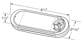 GROTE SUPERNOVA NEXT GEN OVAL STT LIGHT AMBER