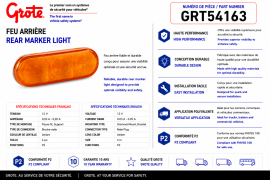 GROTE SUPERNOVA NEXT GEN OVAL STT LIGHT AMBER