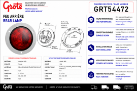 GROTE SUPERNOVA NEXTGEN 4" STT LIGHT GREY FLANGE