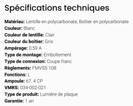 GROTE LICENSE PLATE LAMP INCANDESCENT