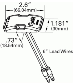 GROTE LICENCE LAMP CLEAR MICRONOVA