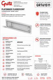 GROTE DOME LIGHT FLUORESCENT TUBES