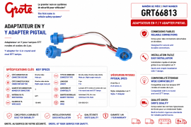 GROTE TWO LIGHT Y ADAPTOR