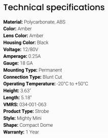 GROTE MIGHTY MINI STROBE