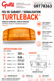 GROTE - LUMI&Egrave;RE TURTLEBACK II ABS