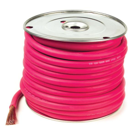 GROTE BATTERY CABLE RED 4GA (25')