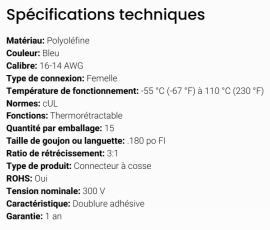 GROTE TERMINAL SHRINKABLE BULLET FEM 16-14 (15)