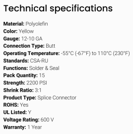GROTE SHRINKABLE SPLICE 12-10G (15)