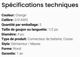 GROTE BATTERY CONNECTOR