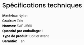 GROTE 7 WAY RECEPTACLE ULTRA NOSE BOX