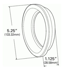 GROTE OPEN BACK GROMMET 4"