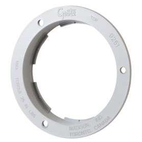 GROTE BRACKET PVC FLANGE 4" SEALED LIGHT GRAY