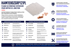 JUNCTION BOX MOUNTING PLATE