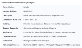 SUSPENSION CONTROLS BOX 8X6X4