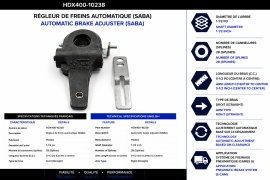 HALDEX SLACK ADJUSTER 1-1/2"- 28 SPLINE AUTO 5-1/2" STRAIGHT