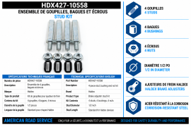 HALDEX SLACK ADJUSTER PIN AND BUSHING KIT (PK4)