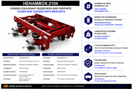 HENDRICKSON HKA69K3 SUBFRAME WITH HANGERS 3-AXLE (OTT)