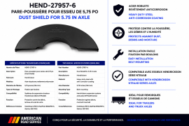 HENDRICKSON DUSTSHIELD FOR 5.75" AXLE