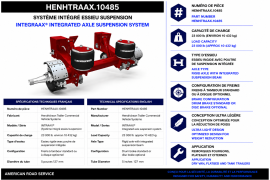 HENDRICKSON AXLE ASSEMBLY