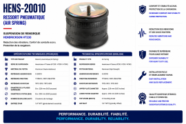HENDRICKSON AIR SPRING ALUM PISTON HT230