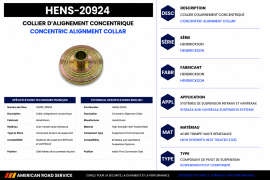 HENDRICKSON CONCENTRIC ALIGNMENT COLLAR