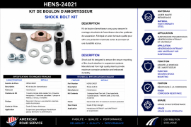 SHOCK ABSORBER BOLT KIT
