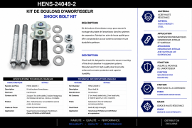 SHOCK ABSORBER BOLT KIT