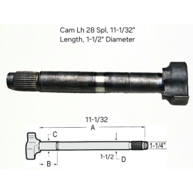 HENDRICKSON CAMSHAFT INTRAAX LH