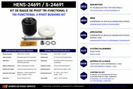HENDRICKSON PIVOT BUSHING KIT
