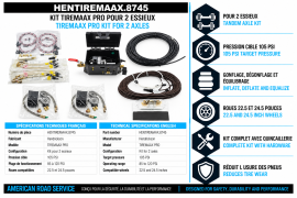 HENDRICKSON TIREMAAX PRO INFLATION KIT 2 AXLES 105 PSI