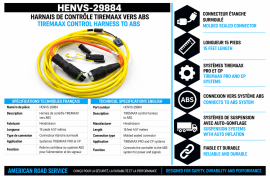 HENDRICKSON TIREMAAX HARNESS CONTROLER TO ABS 15'