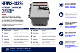 HENDRICKSON AIR CONTROLS ENCLOSURE W/LATCH 8"X10"
