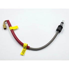 HENDRICKSON TIRE HOSE ASSY RED STEEL 180DEG 12.5"