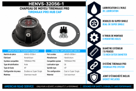 HENDRICKSON TIREMAAX HUBCAP HLX3 HP OIL DUAL