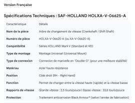 HOLLAND MARK V CRANKSHAFT