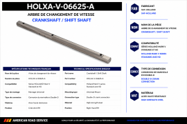 HOLLAND MARK V CRANKSHAFT
