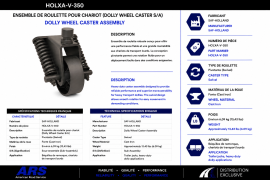 HOLLAND CONVERTER DOLLY WHEEL ASSY