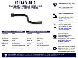 HOLLAND CRANK HANDLE MARK V 9.125" VERTICAL