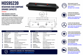 AIR TANK 9.5" X 44" (49" FULL LENGHT)