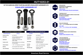 HUTCH EQUALIZER HARDWARE KIT H9700