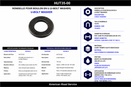HUTCH U-BOLT WASHER 7/8